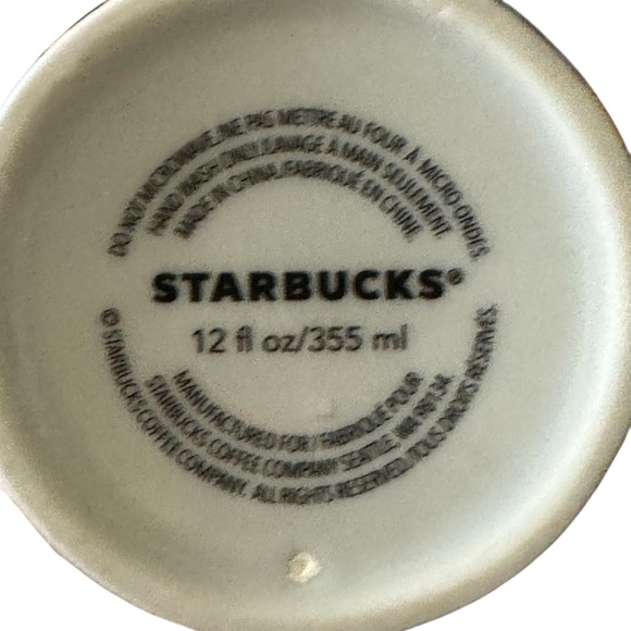 Starbucks Blue Poppy Flower Floral Ceramic Traveler Tumbler Coffee Mug 12 oz - Picture 7 of 7